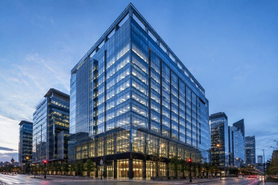 Commercial office tower