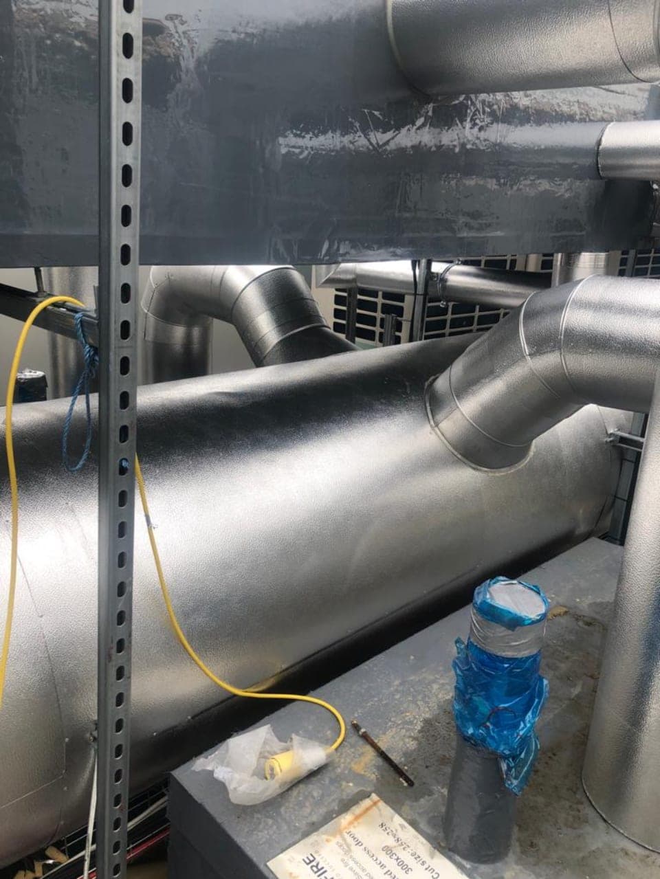 Chilled service pipework insulation