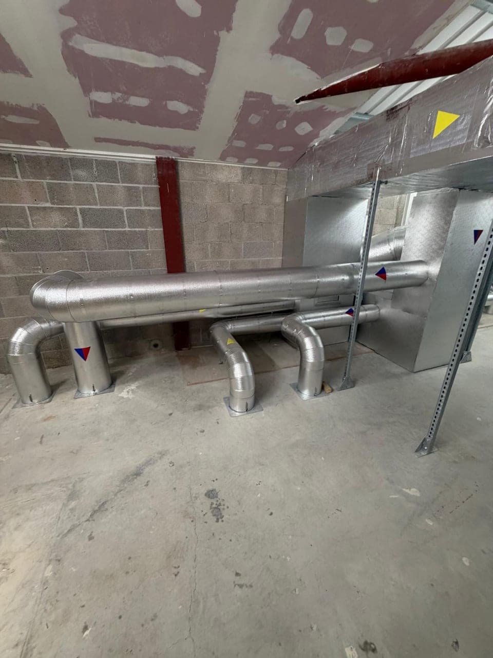 Insulated mechanical pipework